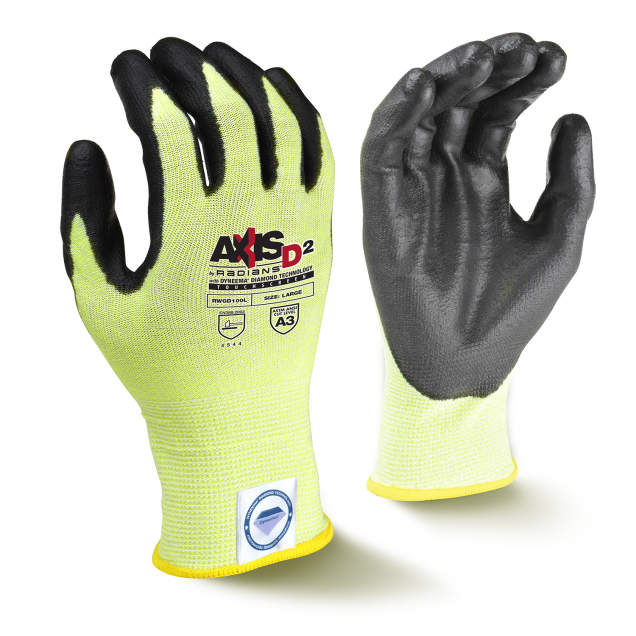 Radians AXIS D2 Dyneema Cut A3 Touchscreen Glove from GME Supply